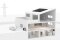The picture shows a system house with Viessmann heat pump, photovoltaics and power storage unit