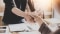 Shaking hands