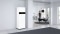 Vitodens 343-F gas condensing boiler in a house with people in the background