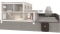 The figure shows a house with a Viessmann heat pump, ice store and solar/air absorber.
