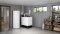 The picture shows the Vitoladens 300-C with Vitocell 100-W in a basement.